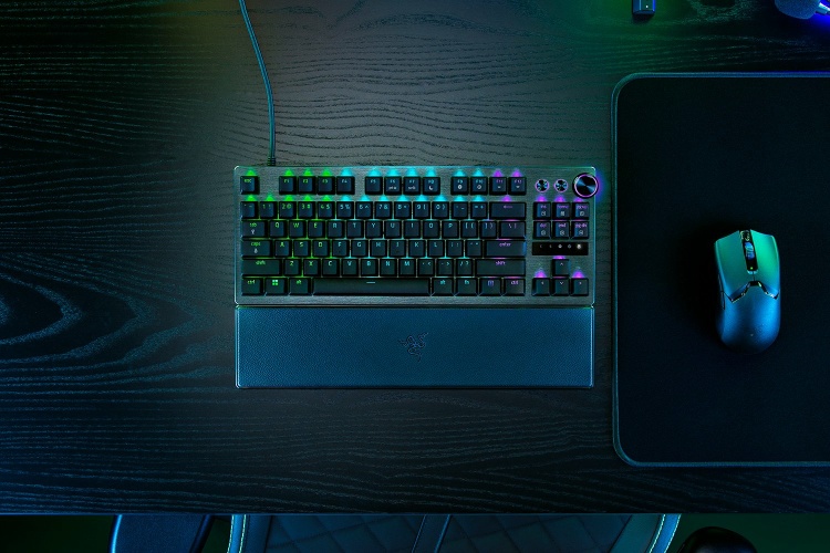 Razer Huntsman V3 Pro Tenkeyless Laidinė žaidimų klaviatūra RGB, US, Juoda
