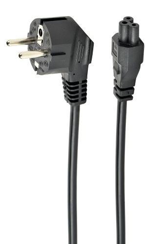 Gembird PC-186-ML12-1M Maitinimo kabelis CEE 7/7 (Type-F) to C5, 1 m, Juoda