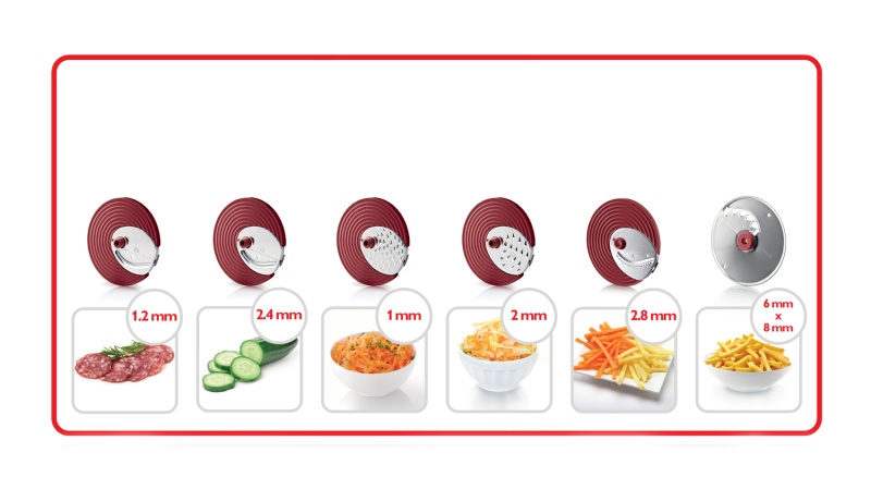 Philips Viva Collection SaladMaker HR1388/80 Daržovių pjaustyklė, 200 W, Balta/Juoda