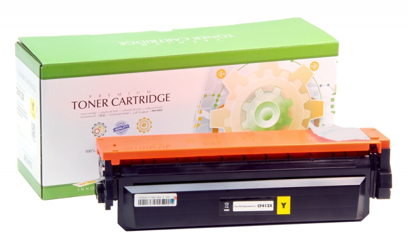 Neoriginali Static Control HP 410X (CF412X) / Canon CRG 046H Lazerinė kasetė, Geltona
