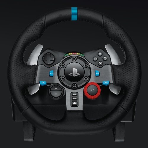 Logitech G29 Driving Force Žaidimų vairas ir pedalai, for PC, PS5, PS4, Juoda