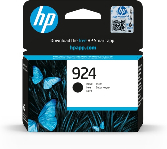 HP 924 (4K0U6NE) Rašalinė kasetė, Juoda