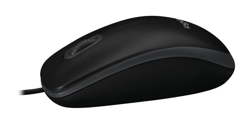 Logitech B100 Laidinė pelė, USB Type-A, Optical, 800 DPI, Juoda