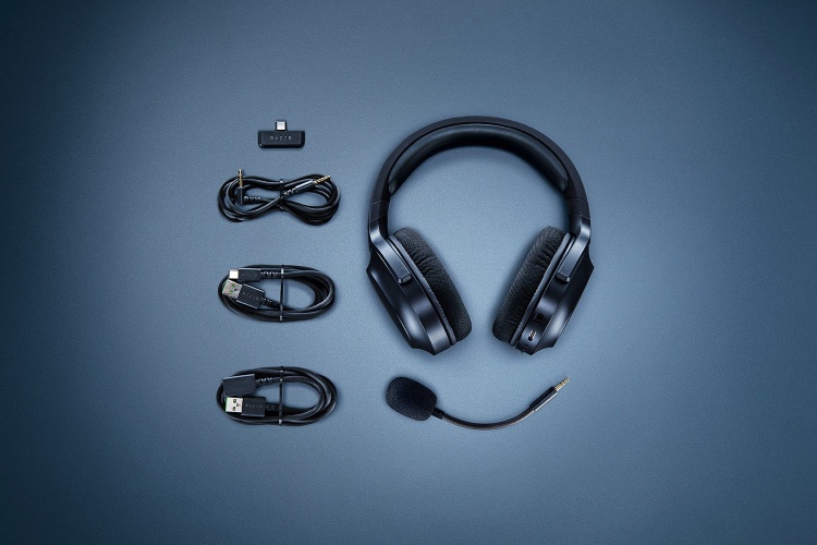 Razer Barracuda X Laidinės/Belaidės žaidimų ausinės, Bluetooth, USB Type-C, 3.5mm jack, Juoda