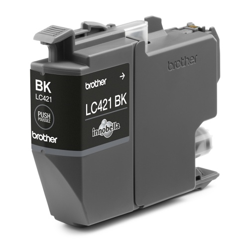 Brother LC-421BK (LC421BK) Rašalinė kasetė, Juoda