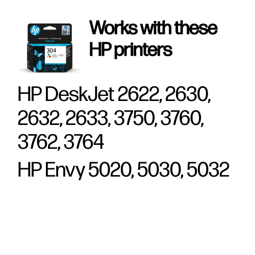 HP 304 Tri-color (N9K05AE) Rašalinė kasetė, CMY