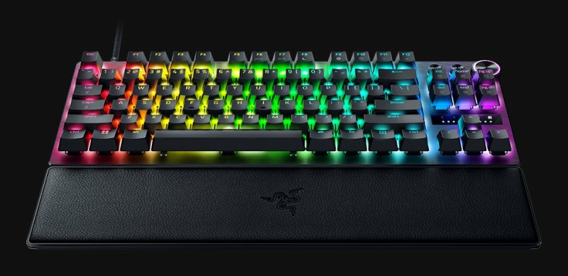 Razer Huntsman V3 Pro Tenkeyless Laidinė žaidimų klaviatūra RGB, US, Juoda