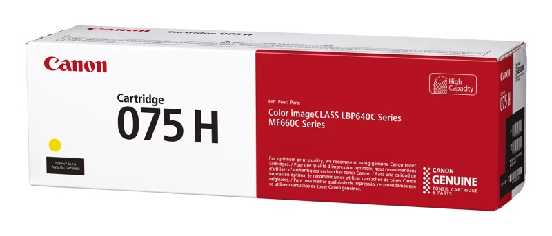 Canon CRG 075H Y (6366C002) Lazerinė kasetė, Geltona