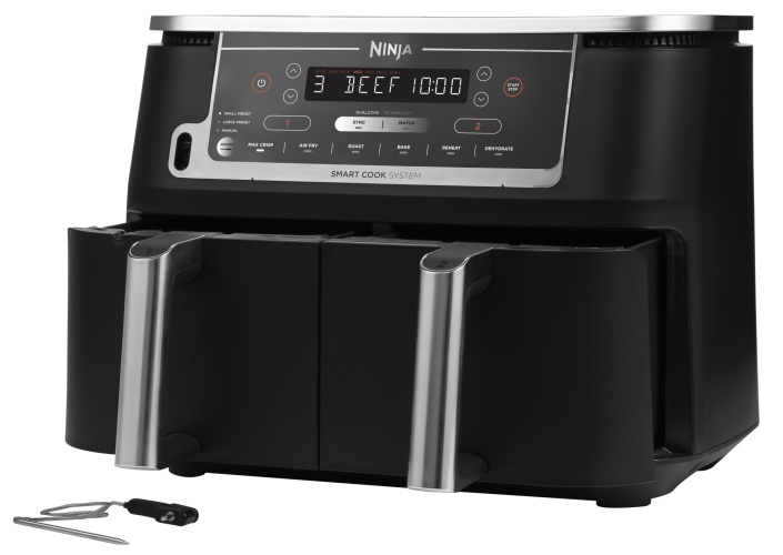 Ninja AF451EU Karšto oro gruzdintuvė 9.5 L, 2470 W, Juoda