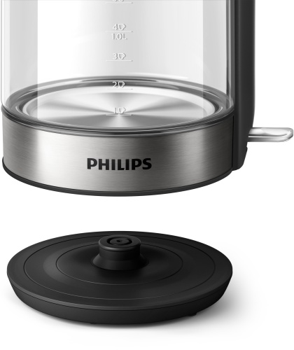 Philips 5000 Series HD9339/80 Elektrinis virdulys, 1.7 L, 2200 W, Sidabrinė/Juoda