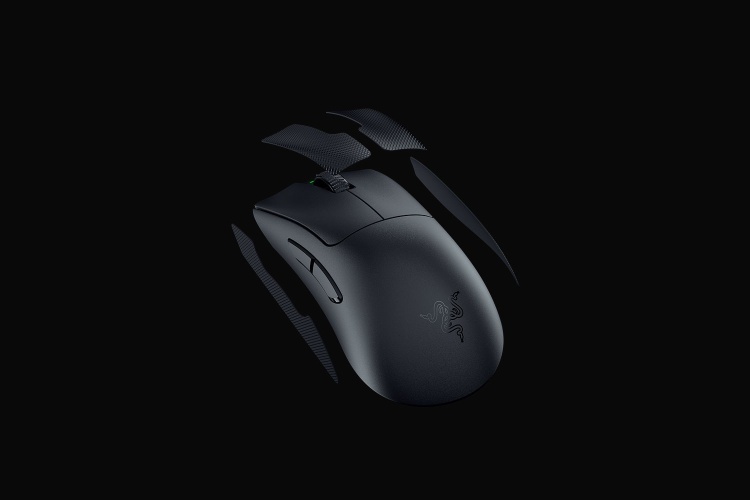Razer DeathAdder V3 Pro Belaidė žaidimų pelė, RF Wireless + USB-C, 30000 DPI, Juoda