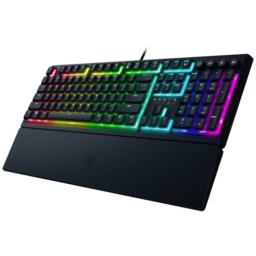 Razer Ornata V3 Laidinė žaidimų klaviatūra RGB, Mecha Membrane Switch, DE, Juoda