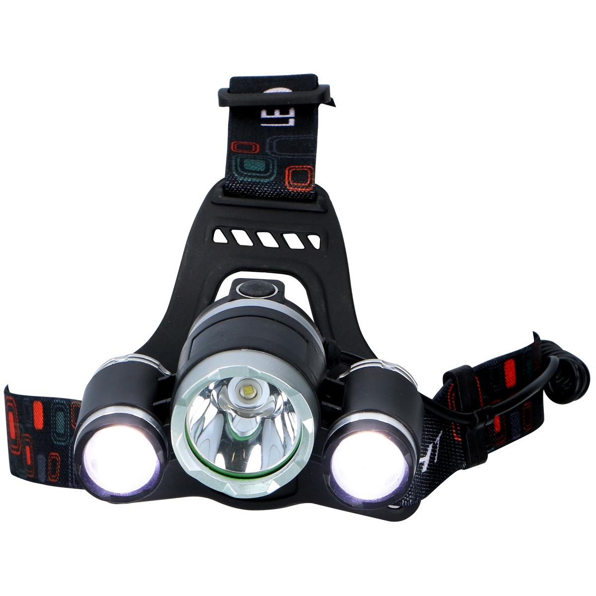 Galvos žibintuvėlis Touristic Deluxe 1 Led Ir 2 Cob Grundig
