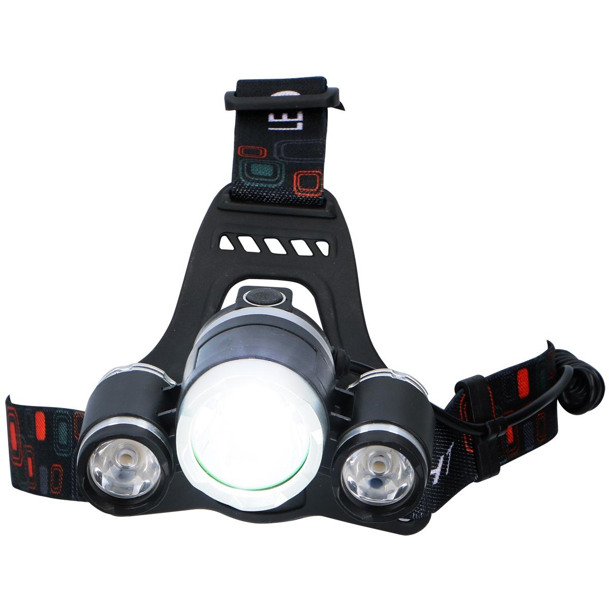 Galvos žibintuvėlis Touristic Deluxe 1 Led Ir 2 Cob Grundig