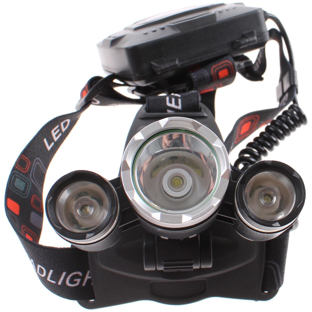 Galvos žibintuvėlis Touristic Deluxe 1 Led Ir 2 Cob Grundig