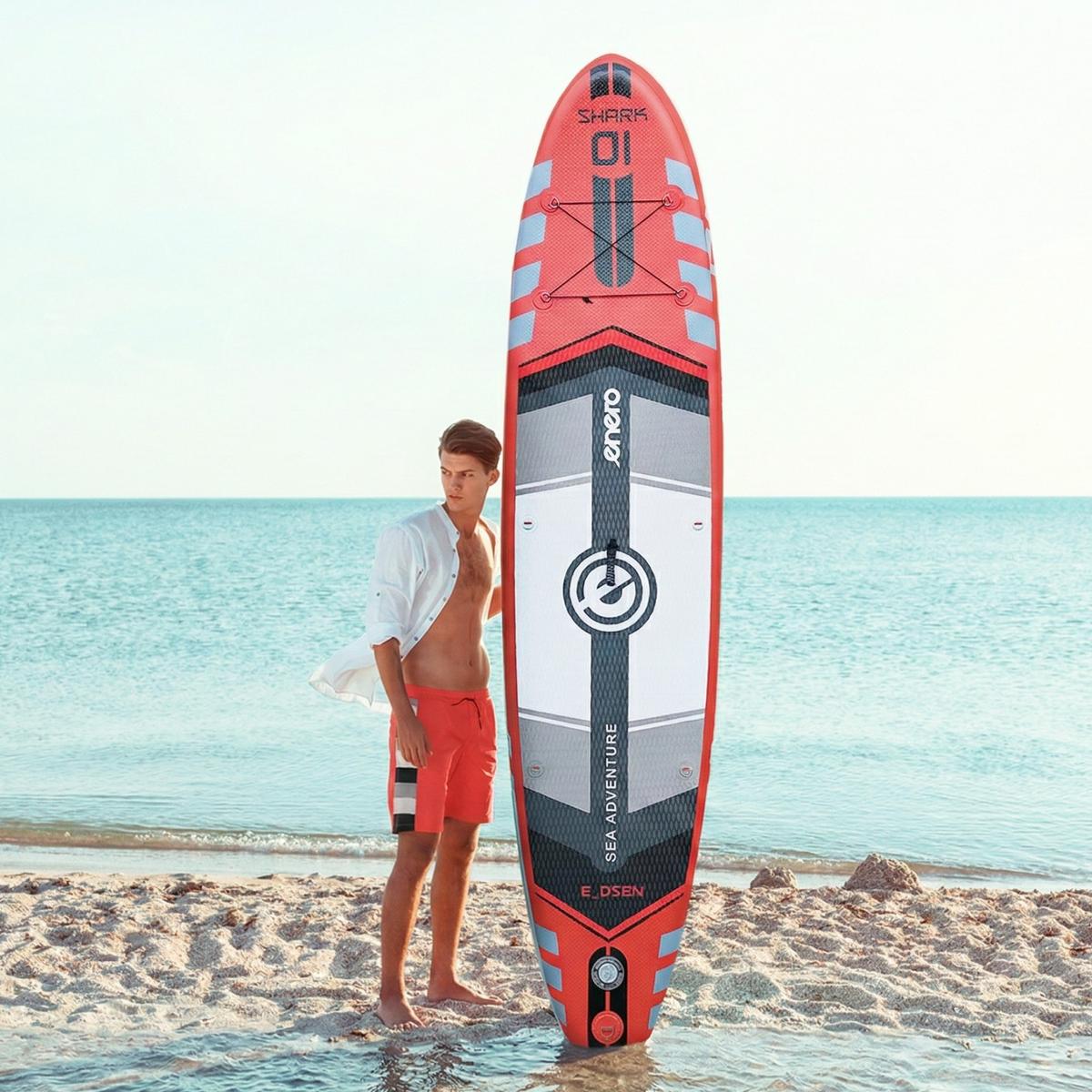 Rinkinys - Enero 320x81x15cm Shark Sup Sup Board 150kg Dmuched