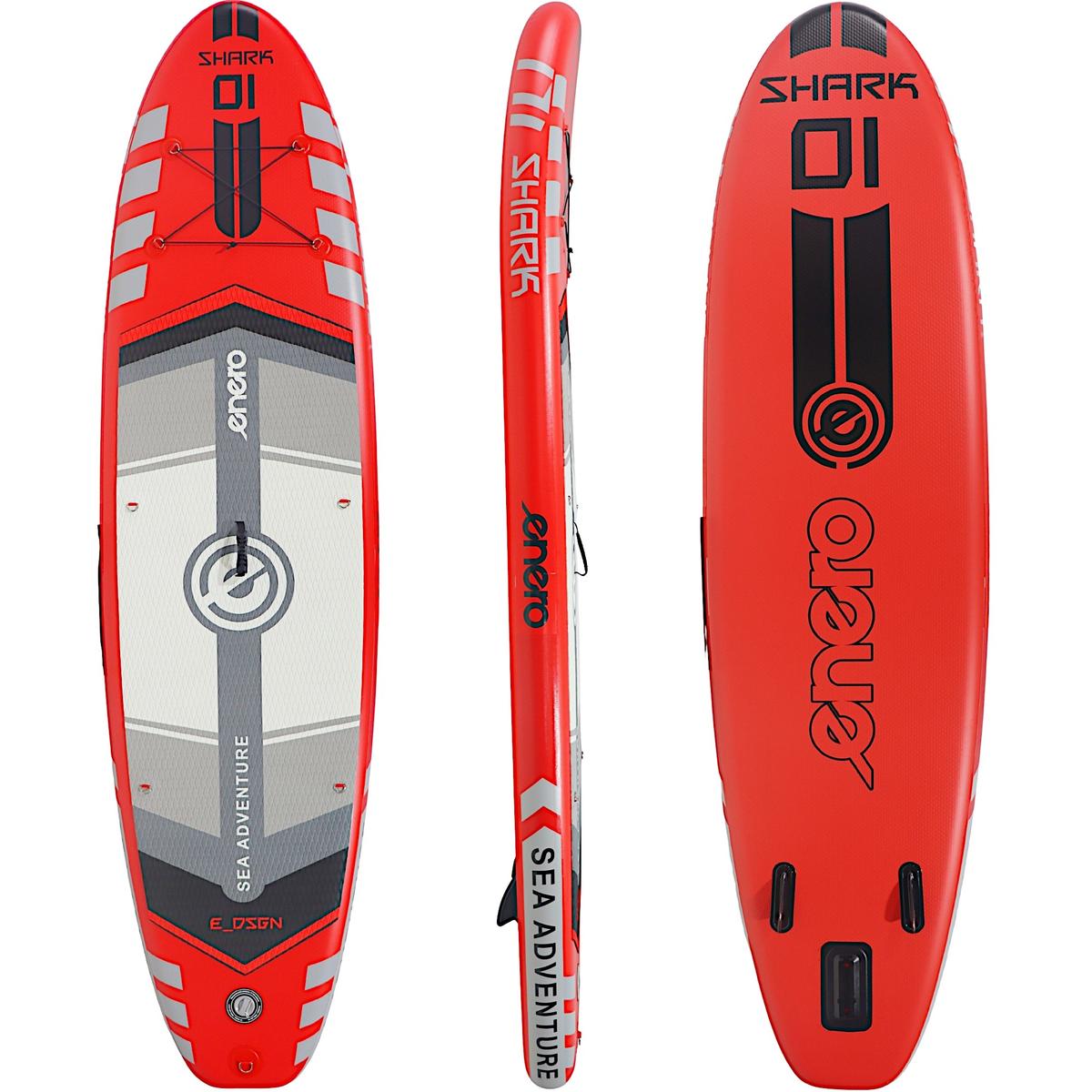 Rinkinys - Enero 320x81x15cm Shark Sup Sup Board 150kg Dmuched