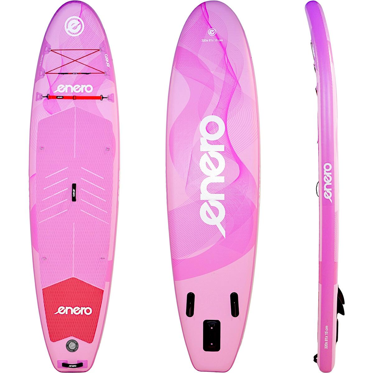 Rinkinys - Enero Sup 150kg Duchable 320x81x15cm