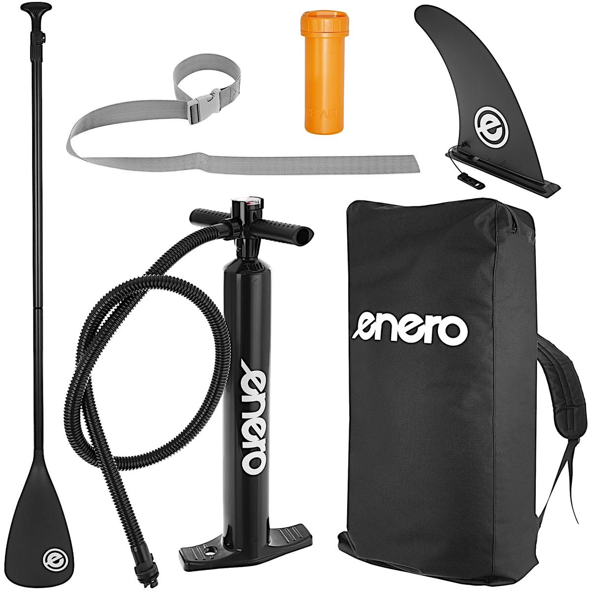 Rinkinys - Enero Sup 150kg Duchable 320x81x15cm
