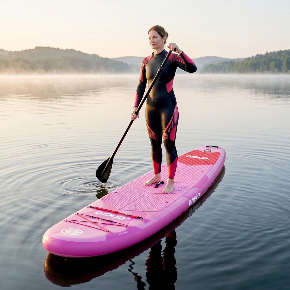 Rinkinys - Enero Sup 150kg Duchable 320x81x15cm