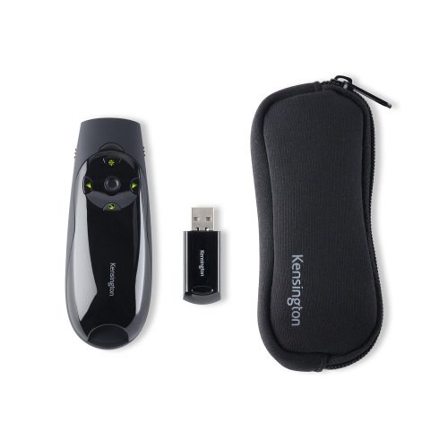 Kensington Presenter Expert K72426EU Nuotolinio valdymo pultas su žaliu lazeriu