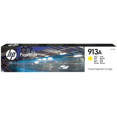 HP 913A (F6T79AE) Rašalinė kasetė, Geltona