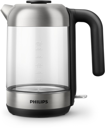 Philips 5000 Series HD9339/80 Elektrinis virdulys, 1.7 L, 2200 W, Sidabrinė/Juoda