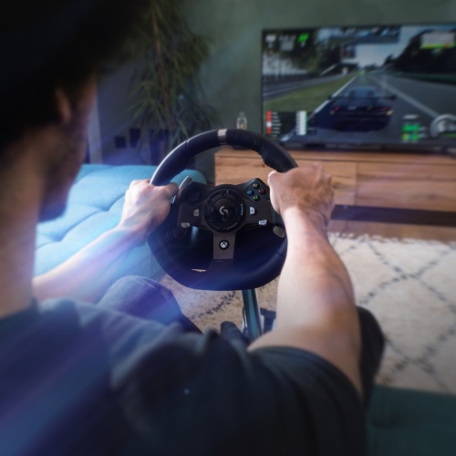 Logitech G920 Driving Force Žaidimų vairas ir pedalai, skirta Xbox Series X|S /Xbox One/PC, Juoda