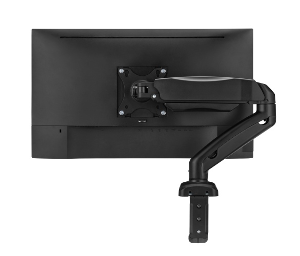 Up Up Premium Single Screen Monitoriaus laikiklis 17-32'', VESA 75x75, 100x100, Matinė juoda