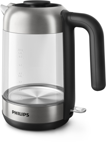 Philips 5000 Series HD9339/80 Elektrinis virdulys, 1.7 L, 2200 W, Sidabrinė/Juoda