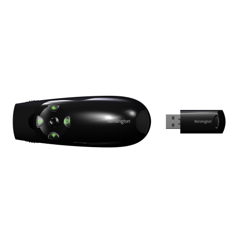 Kensington Presenter Expert K72426EU Nuotolinio valdymo pultas su žaliu lazeriu