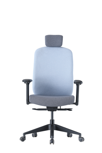 Up Up Athene ergonominė biuro kėdė Juoda, Pilkas + Mėlynas audinys