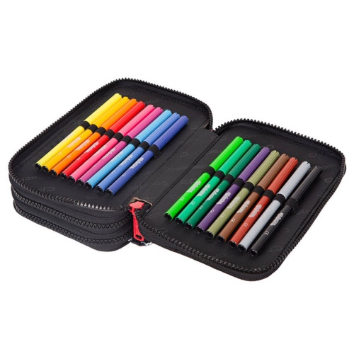 Forminis trijų skyrių penalas su priedais CoolPack Jumper 3 BEAR
