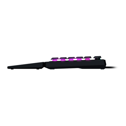 Razer Ornata V3 Tenkeyless Laidinė žaidimų klaviatūra, Low-profile, RGB LED, USB QWERTY, US, Juoda