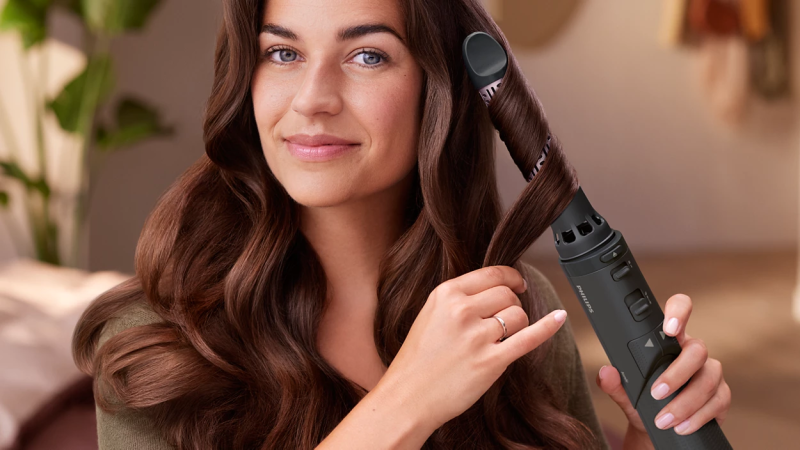 Philips 7000 Series Air Styler BHA715/00 Plaukų formavimo šukos, Pilka/Rausva