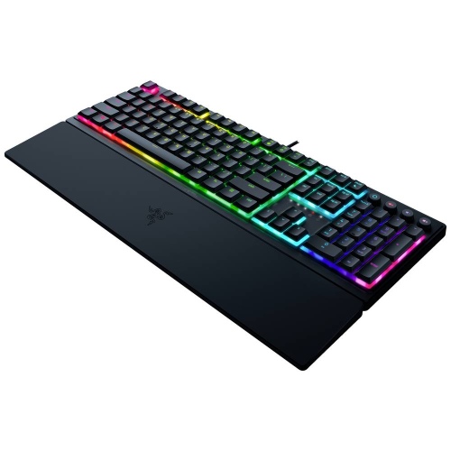 Razer Ornata V3 Laidinė žaidimų klaviatūra RGB, Mecha Membrane Switch, DE, Juoda