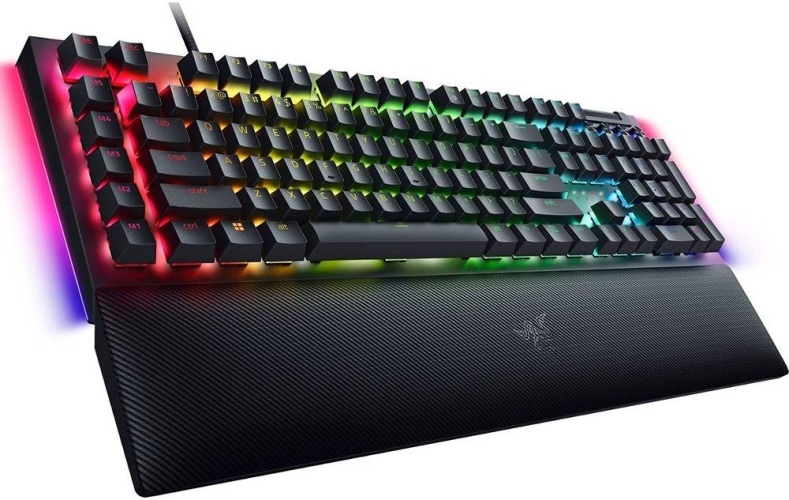 Razer BlackWidow V4 Laidinė žaidimų klaviatūra USB, Green Switch Tactile and Clicky, US, Juoda