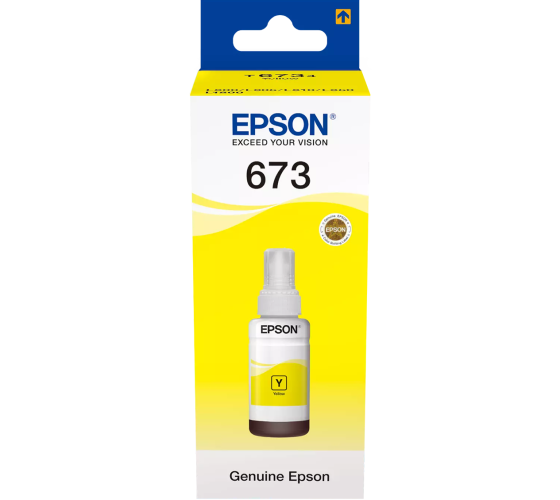 Epson T6734 (C13T67344A) Rašalo papildymo buteliukas, Geltona