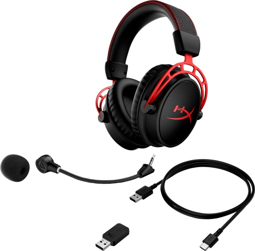 HyperX Cloud Alpha Belaidės žaidimų ausinės, Black-Red