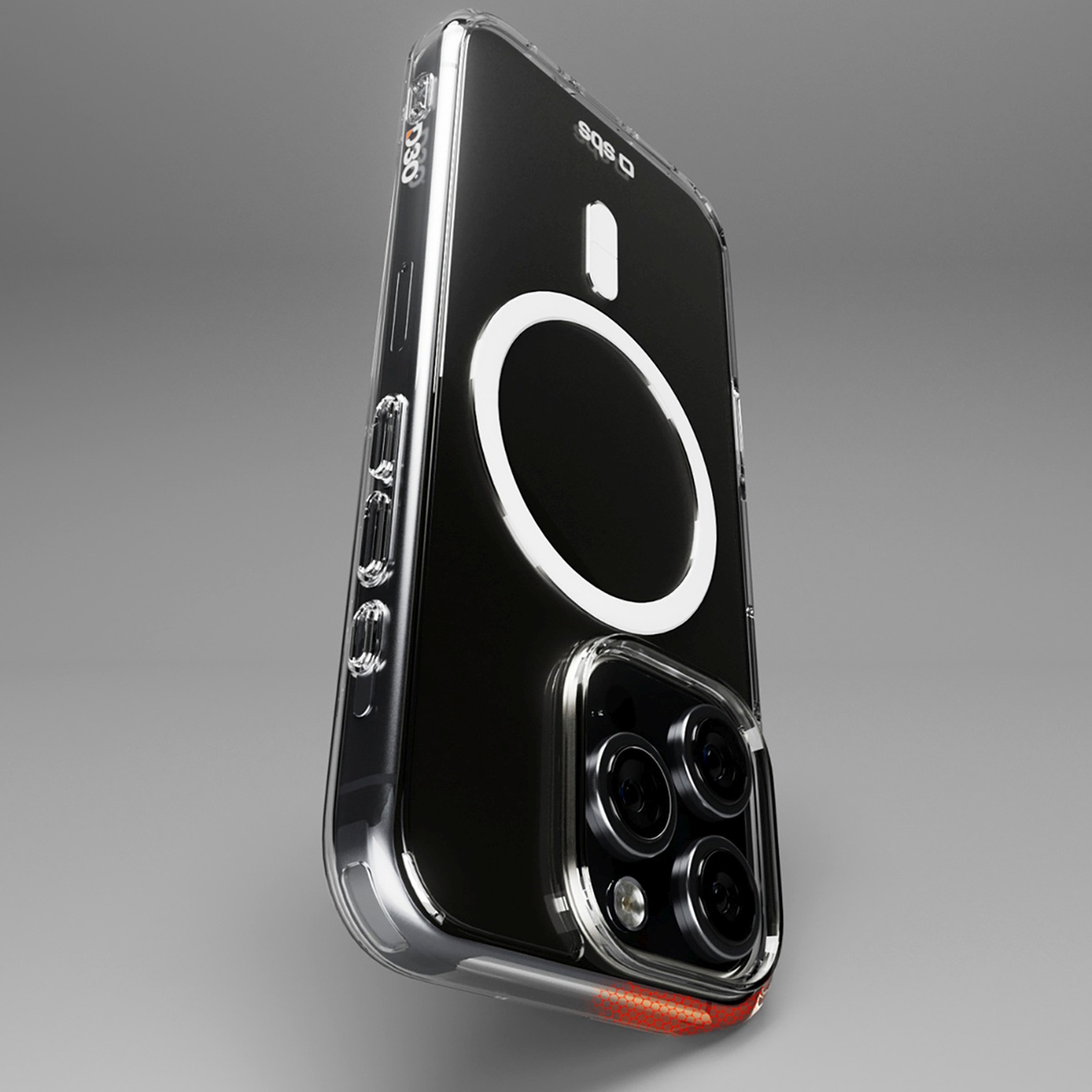 Dėklas "iphone 16 Pro Max Extreme Mag D3o Magsafe" - Skaidrus