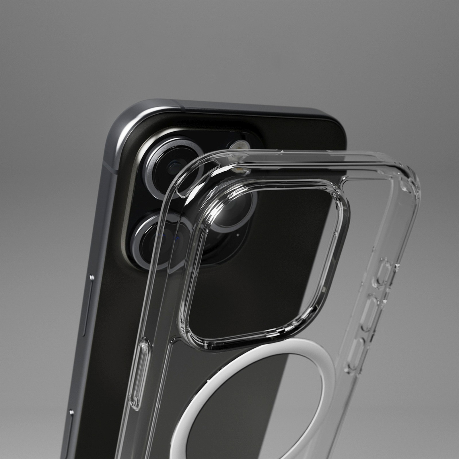 Dėklas "iphone 16 Pro Max Extreme Mag D3o Magsafe" - Skaidrus