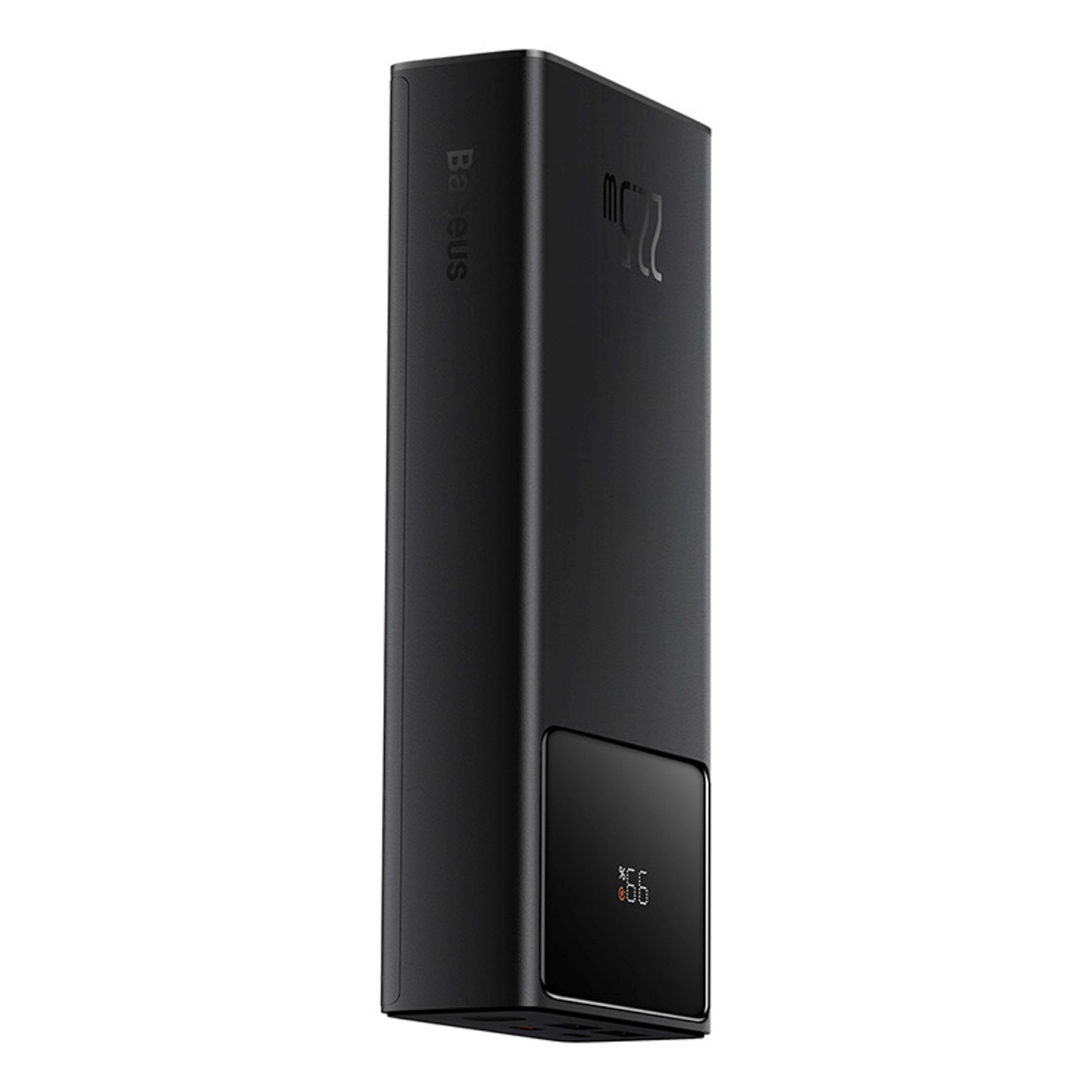 Powerbank 20000mah Usb-a Usb-c Su Ekrano Kabeliu 22,5w - Juodas