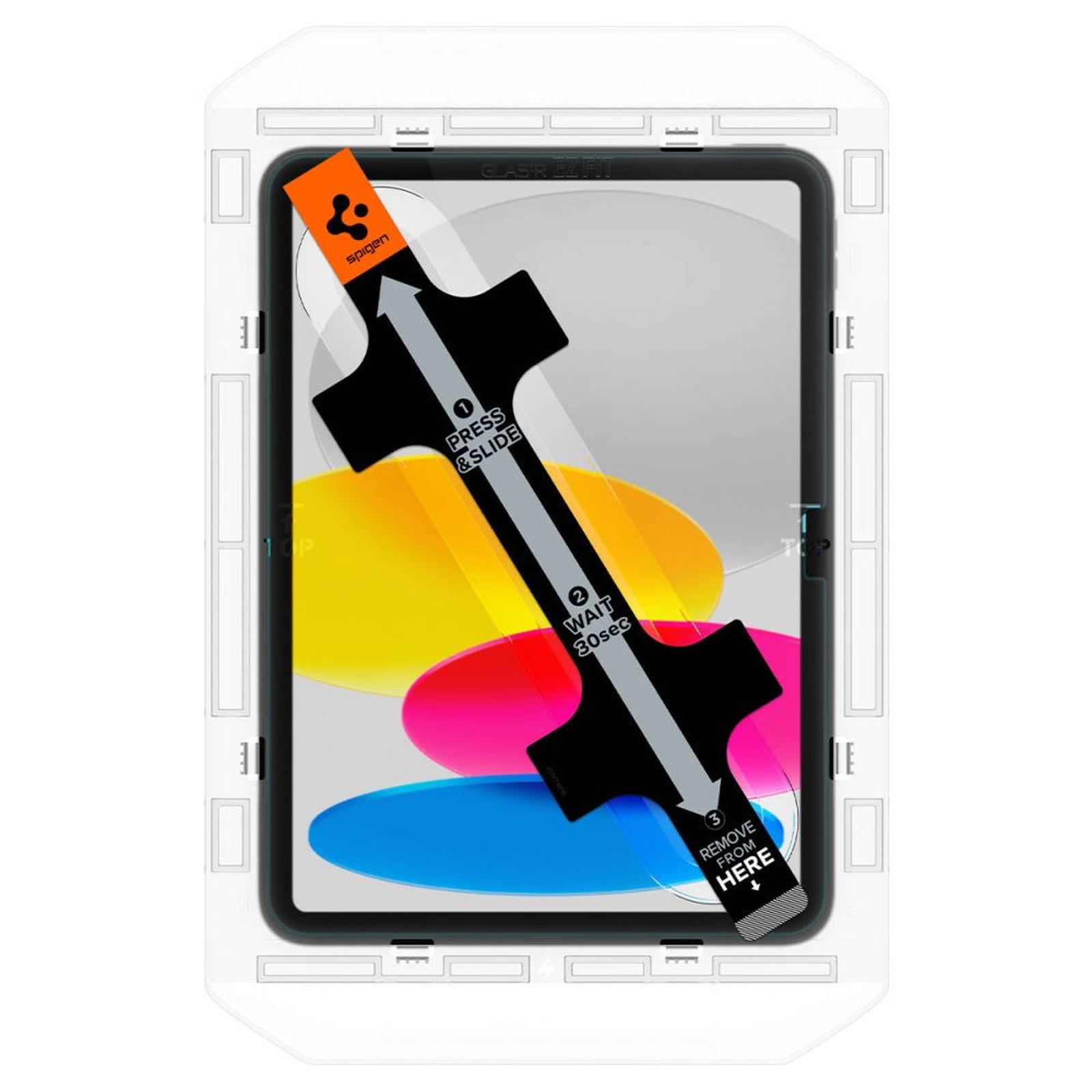 Grūdintas Stiklas "ipad" 10,9'' 2022 Su Aplikatoriumi