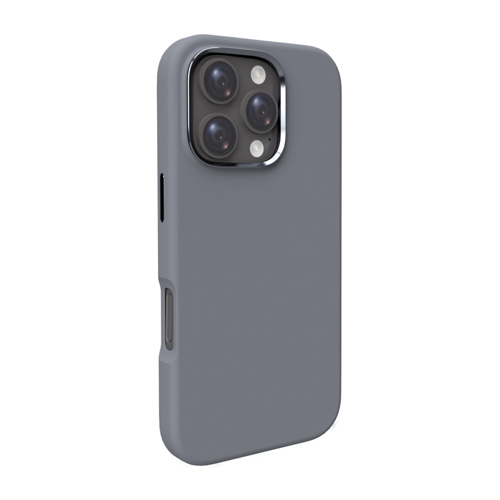 Silikoninė įmautė "iphone 16 Pro Max Icon Mag Pro Magsafe" - Tamsiai Pilka