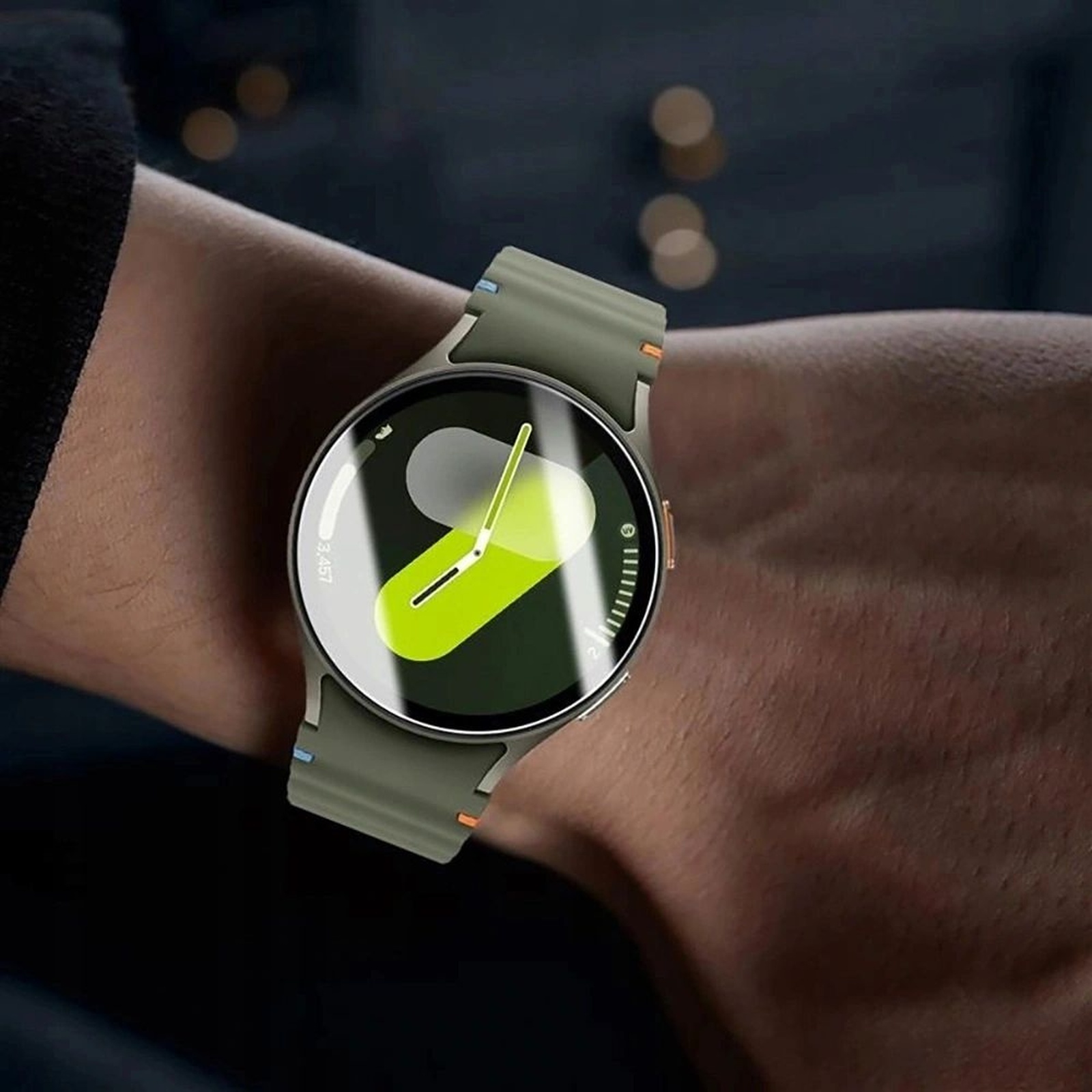 Grūdintas Stiklas, Skirtas "samsung Galaxy Watch 8" 40 Mm Stiklui "glass Fit+", Skaidrus - 2 Vnt.