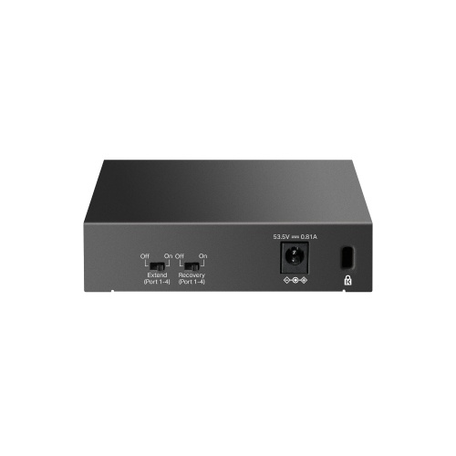 TP-Link LiteWave LS105LP 5-Port 10/100Mbps Desktop Šakotuvas su 4-Port PoE