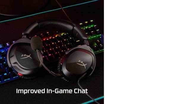 HyperX Cloud Stinger 2 Laidinės žaidimų ausinės, Juoda