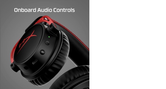 HyperX Cloud Alpha Belaidės žaidimų ausinės, Black-Red