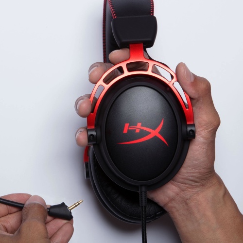 HyperX Cloud Alpha Laidinės žaidimų ausinės 3.5 mm jack, Black-Red