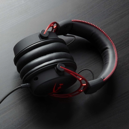 HyperX Cloud Alpha Laidinės žaidimų ausinės 3.5 mm jack, Black-Red